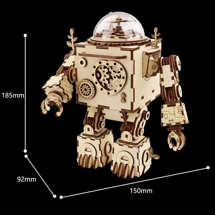 Robotime ROKR 3D Wooden Jigsaw Puzzle Toy Music Box - EzMart, Easy Life!