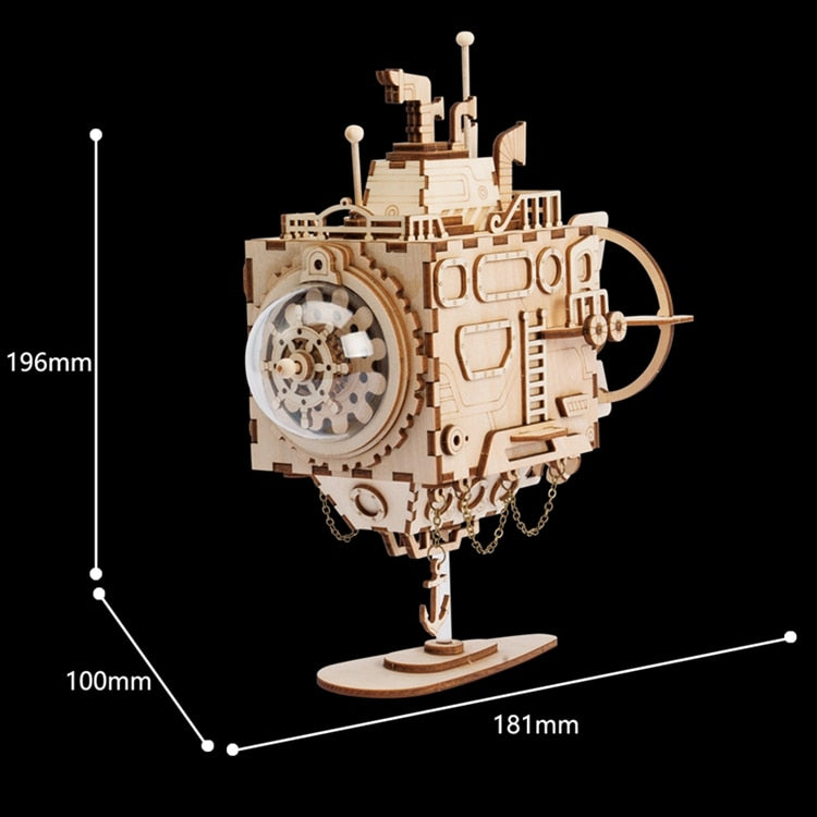 Robotime ROKR 3D Wooden Jigsaw Puzzle Toy Music Box - EzMart, Easy Life!