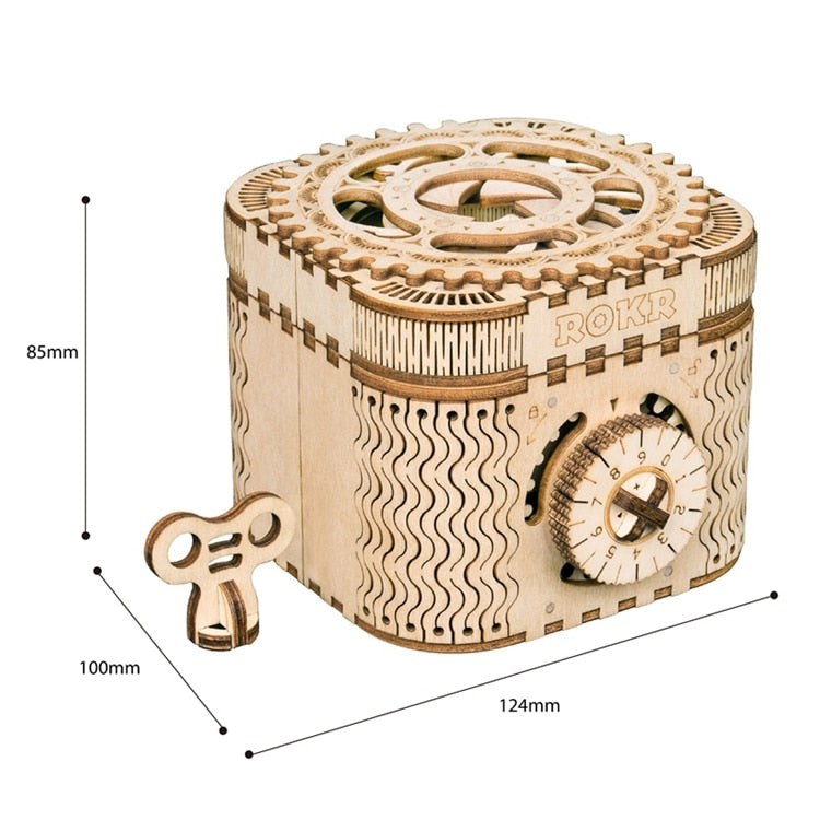 Robotime ROKR 3D Wooden Puzzle Mechanical Model Treasure Box/Calendar - EzMart, Easy Life!