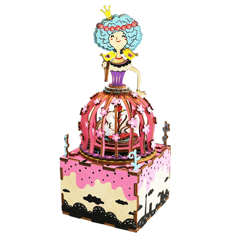 Robotime ROLIFE 3D Wooden Puzzle Beautiful Princess Music Box - EzMart, Easy Life!