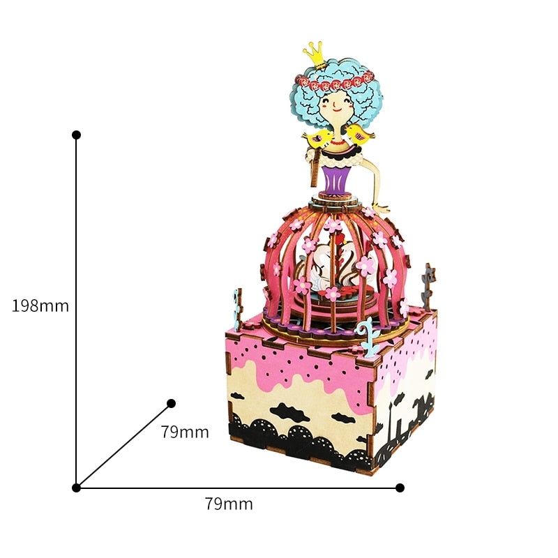 Robotime ROLIFE 3D Wooden Puzzle Beautiful Princess Music Box - EzMart, Easy Life!