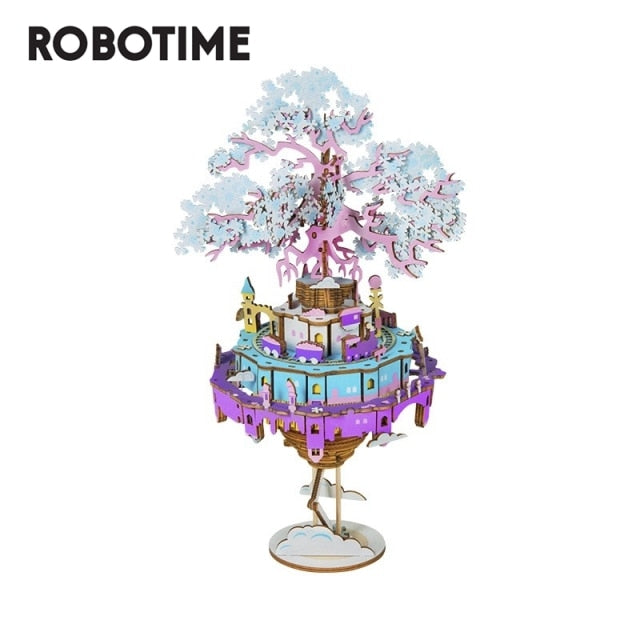 Robotime ROLIFE 3D Wooden Puzzle Music Box - EzMart, Easy Life!