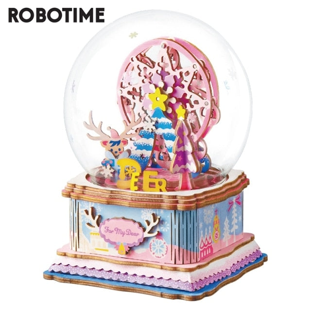 Robotime ROLIFE 3D Wooden Puzzle Music Box - EzMart, Easy Life!