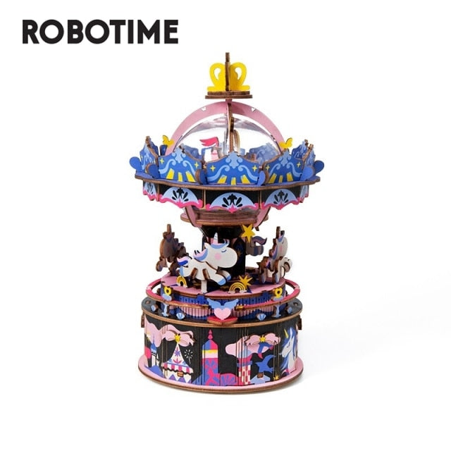 Robotime ROLIFE 3D Wooden Puzzle Music Box - EzMart, Easy Life!