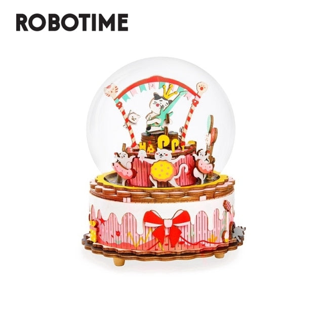 Robotime ROLIFE 3D Wooden Puzzle Music Box - EzMart, Easy Life!