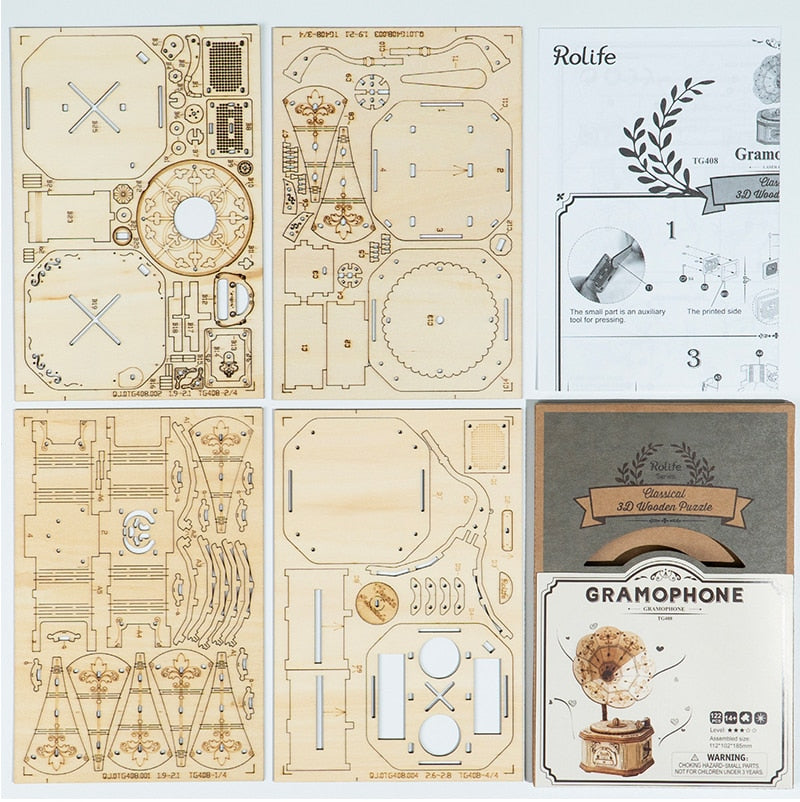 Robotime ROLIFE 3D Wooden Puzzle Construction Models - EzMart, Easy Life!