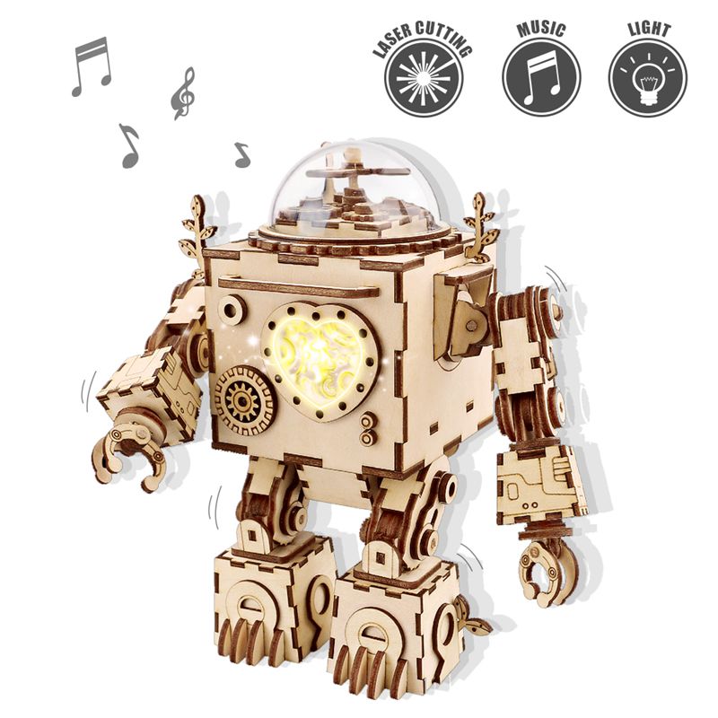 Robotime ROKR 3D Wooden Jigsaw Puzzle Toy Music Box - EzMart, Easy Life!