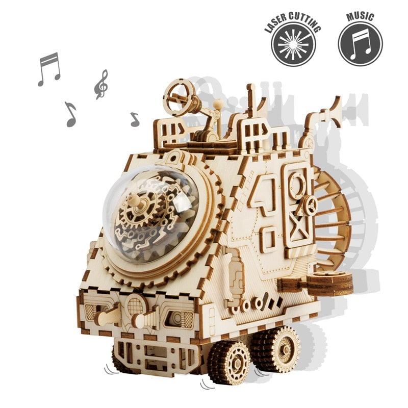 Robotime ROKR 3D Wooden Jigsaw Puzzle Toy Music Box - EzMart, Easy Life!