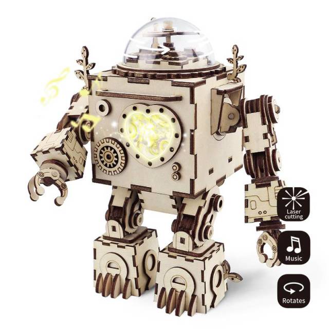 Robotime ROKR 3D Wooden Jigsaw Puzzle Toy Music Box - EzMart, Easy Life!