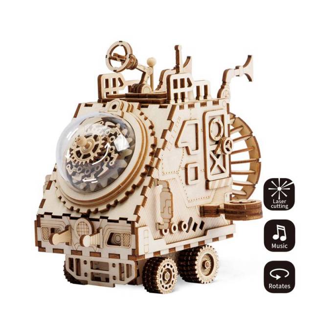 Robotime ROKR 3D Wooden Jigsaw Puzzle Toy Music Box - EzMart, Easy Life!