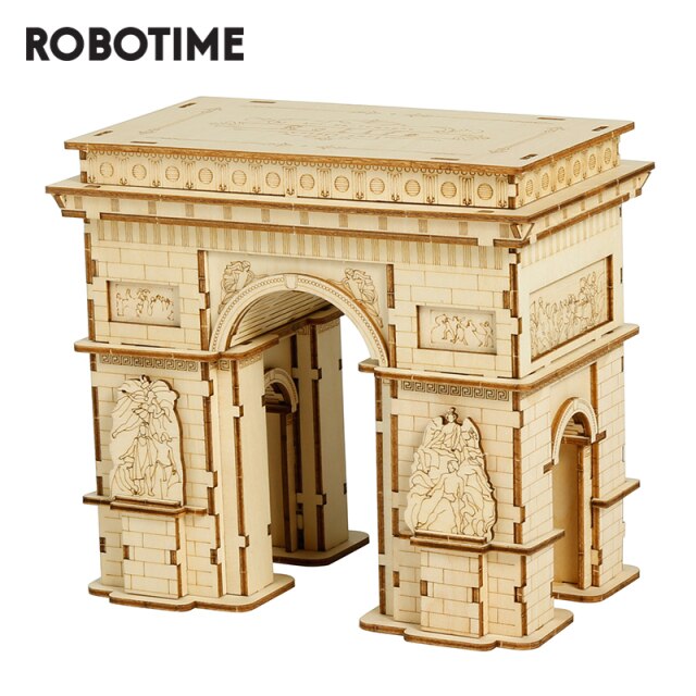 Robotime ROLIFE 3D Wooden Puzzle Model Building Arc de Triomphe - EzMart, Easy Life!