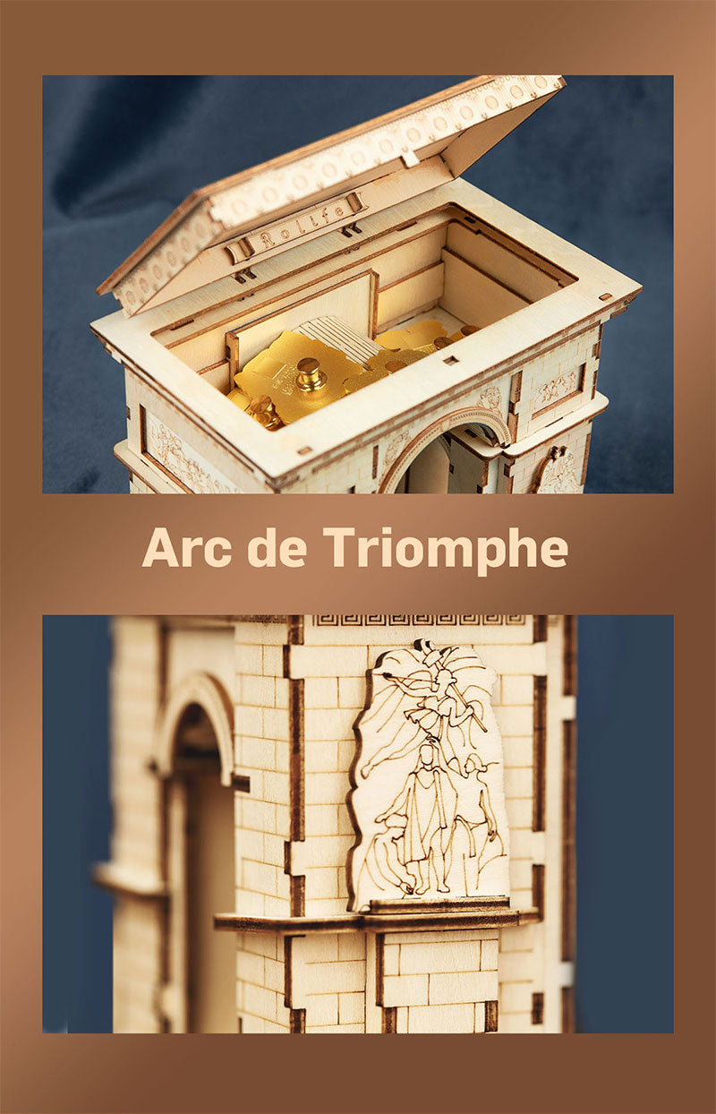 Robotime ROLIFE 3D Wooden Puzzle Model Building Arc de Triomphe - EzMart, Easy Life!