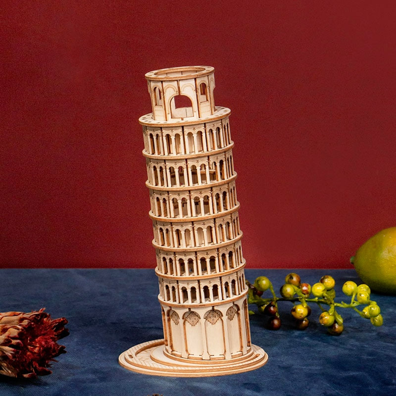 Robotime ROLIFE 3D Wooden Puzzle Leaning Tower of Pisa - EzMart, Easy Life!