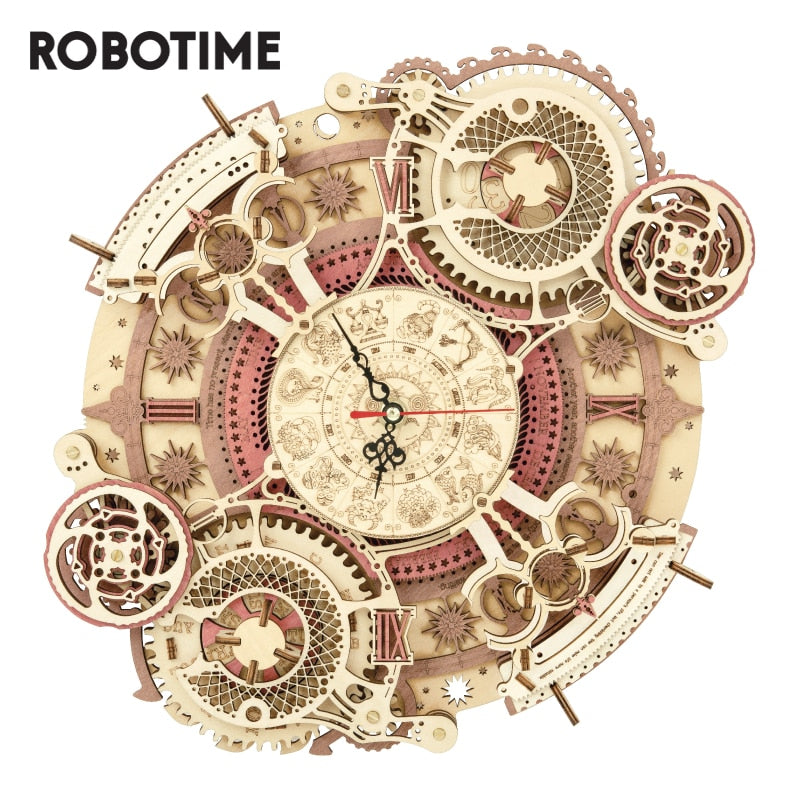 Robotime ROKR 3D Wooden Puzzle Zodiac Wall Clock - EzMart, Easy Life!