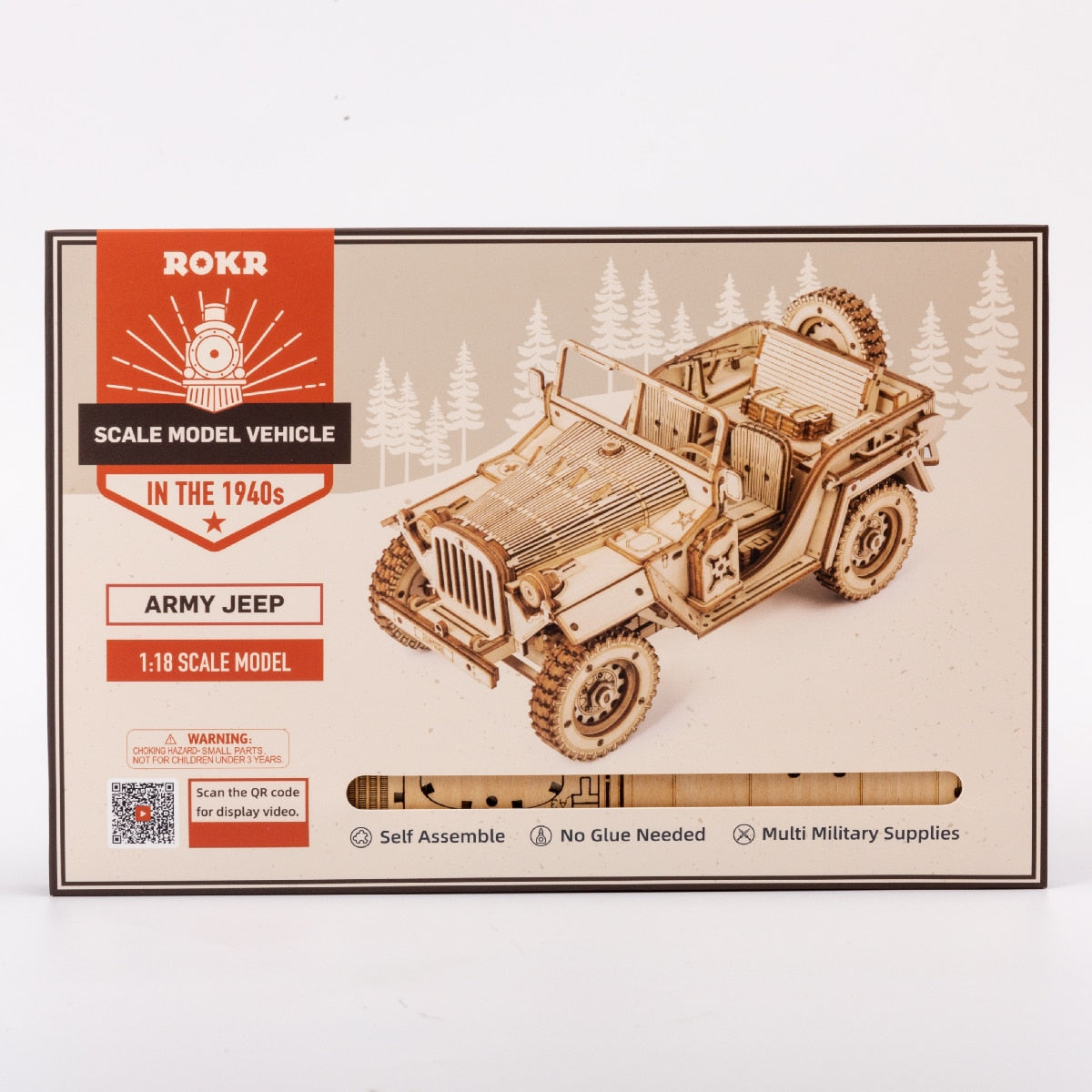 Robotime ROKR 3D Wooden Puzzle Toy Scale Model Vehicle - EzMart, Easy Life!