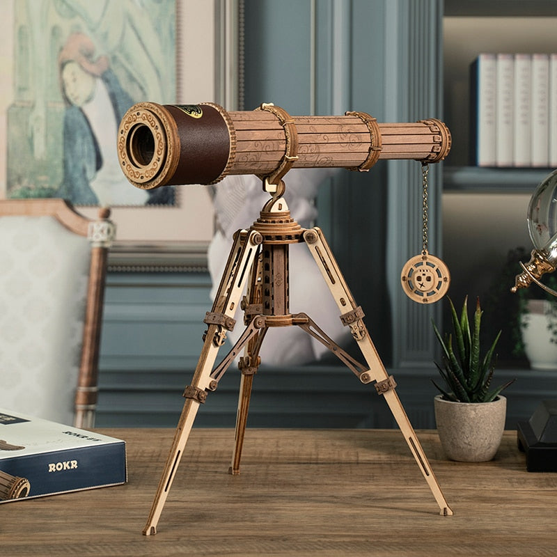 Robotime ROKR 3D Wooden Puzzle Monocular Telescope - EzMart, Easy Life!