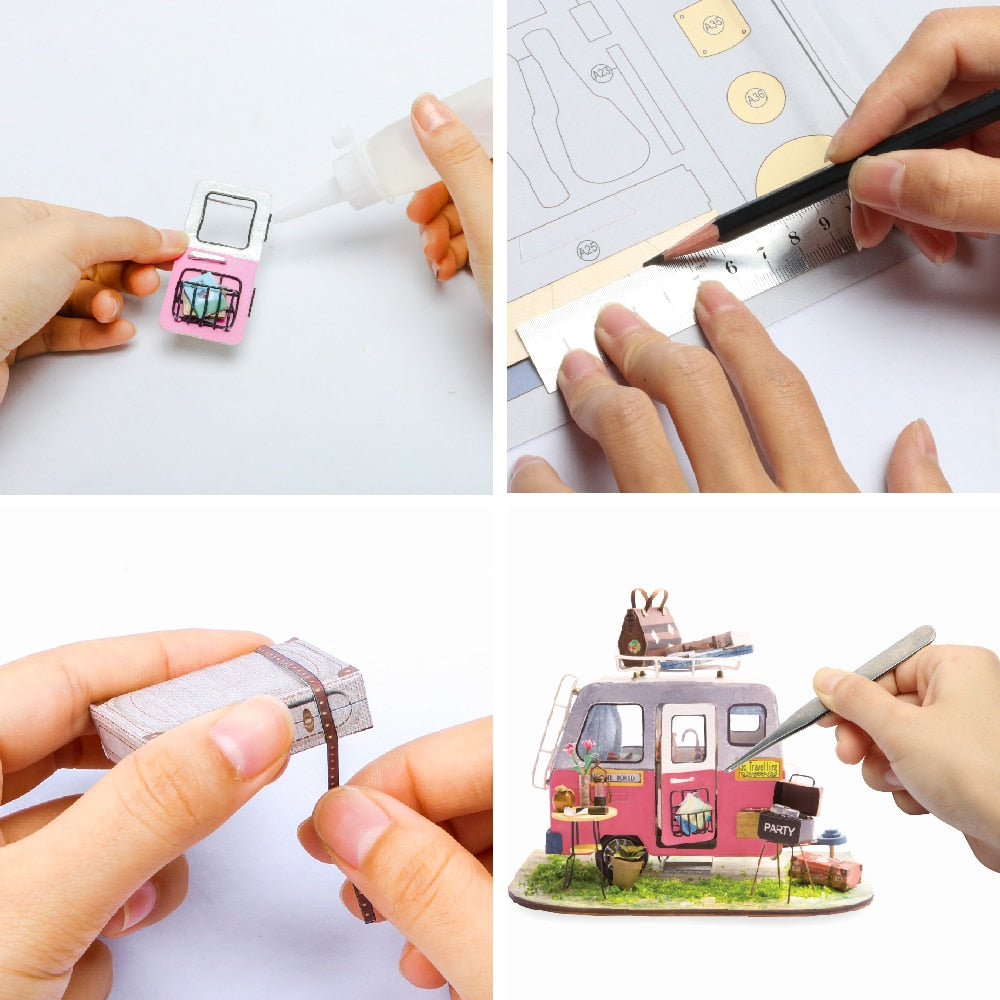 Robotime Rolife 3D Puzzle Wooden Miniature House Toy - EzMart, Easy Life!