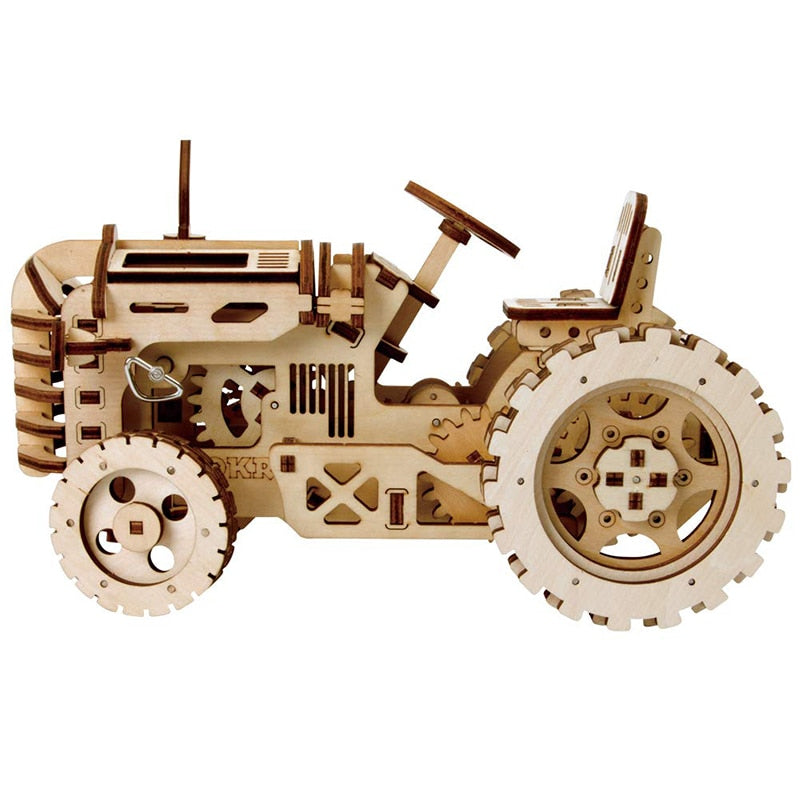 Robotime ROKR 3D Wooden Puzzle Movable Mechanical Tractor - EzMart, Easy Life!