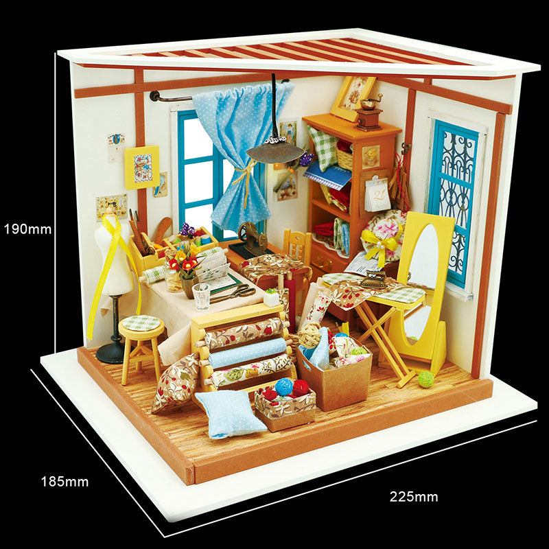 Robotime ROLIFE 3D Puzzle Wooden Miniature Dollhouse - EzMart, Easy Life!