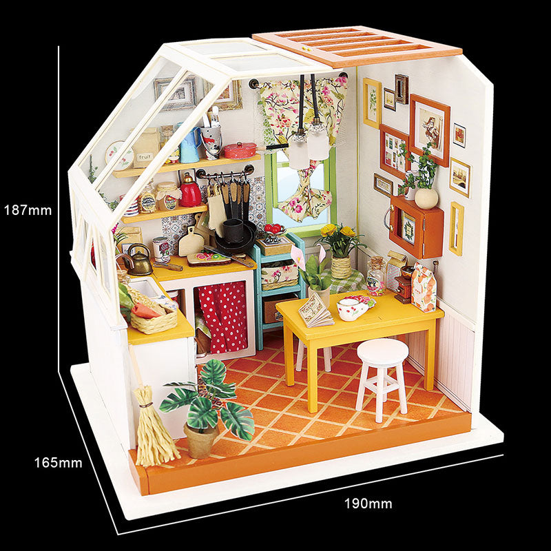 Robotime ROLIFE 3D Puzzle Wooden Miniature Dollhouse - EzMart, Easy Life!