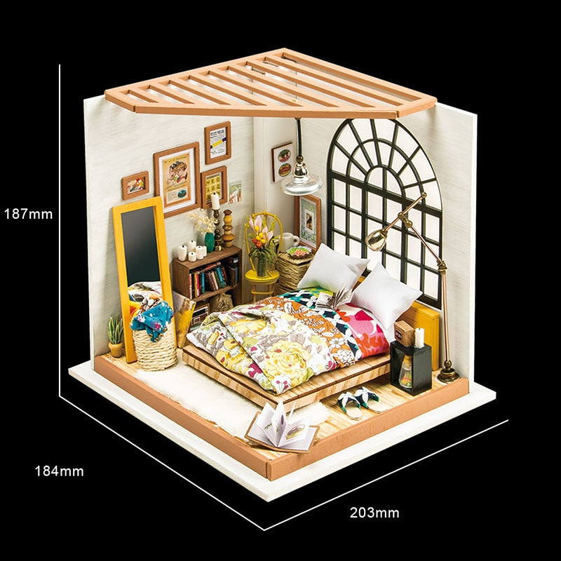 Robotime ROLIFE 3D Puzzle Wooden Miniature Dollhouse - EzMart, Easy Life!