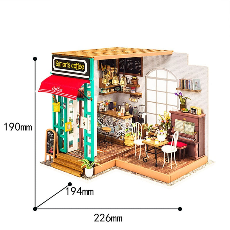 Robotime ROLIFE 3D Puzzle Wooden Miniature Dollhouse - EzMart, Easy Life!