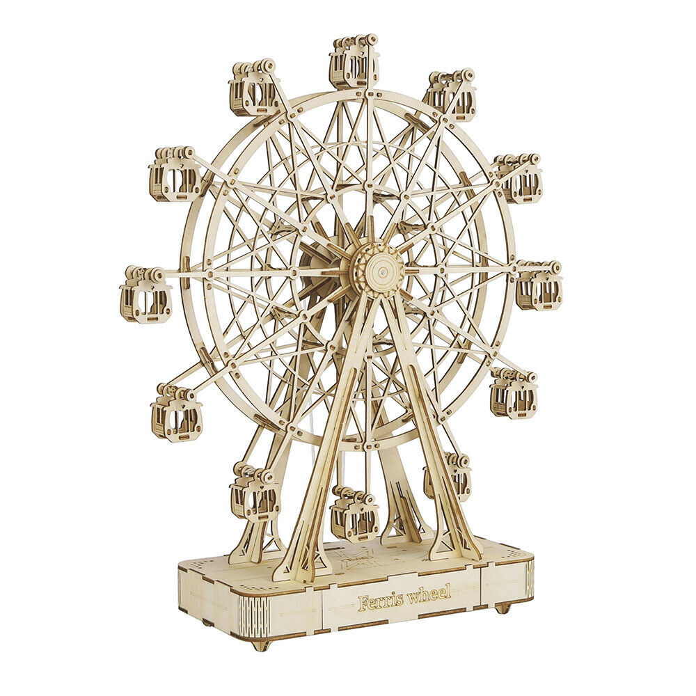 Robotime ROLIFE 3D Wooden Puzzle Music Box Ferris Wheel Gifts - EzMart, Easy Life!