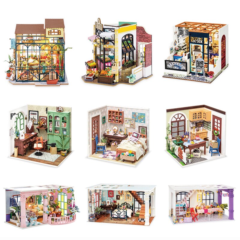 Robotime ROLIFE 3D Puzzle Wooden Miniature Dollhouse - 2 - EzMart, Easy Life!