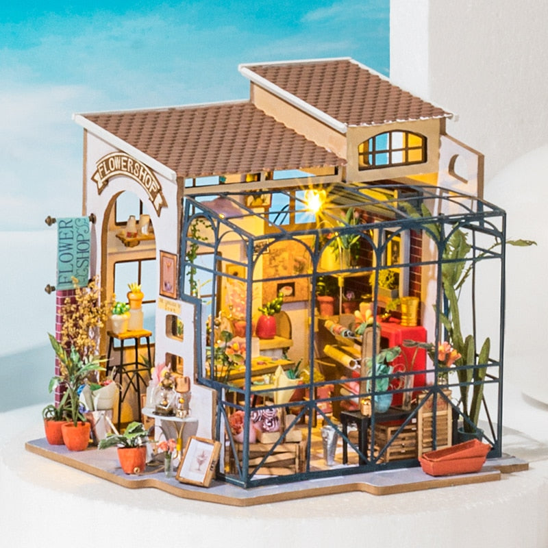 Robotime ROLIFE 3D Puzzle Wooden Miniature Dollhouse - 2 - EzMart, Easy Life!