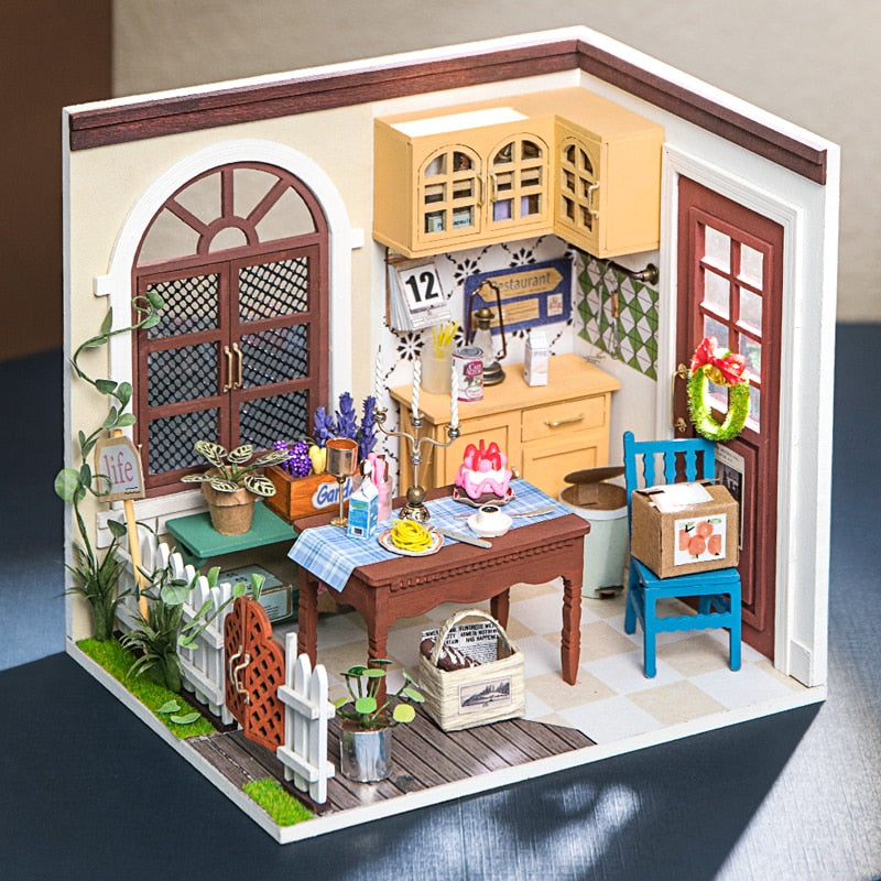 Robotime ROLIFE 3D Puzzle Wooden Miniature Dollhouse - 2 - EzMart, Easy Life!